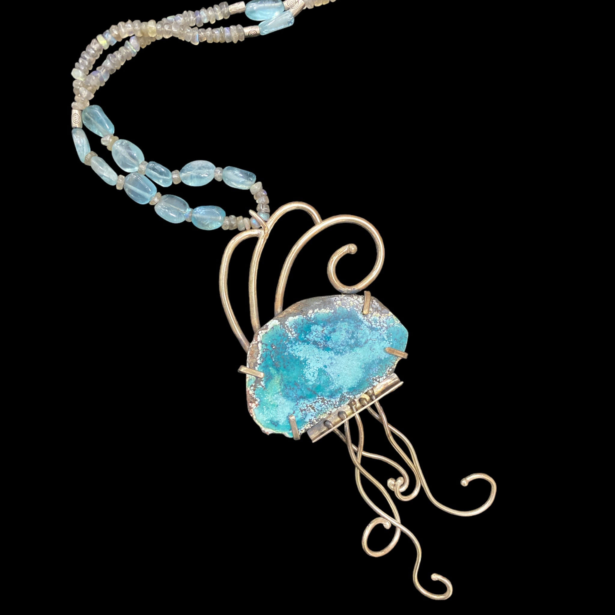 CEllis SS Waves Azure Necklace