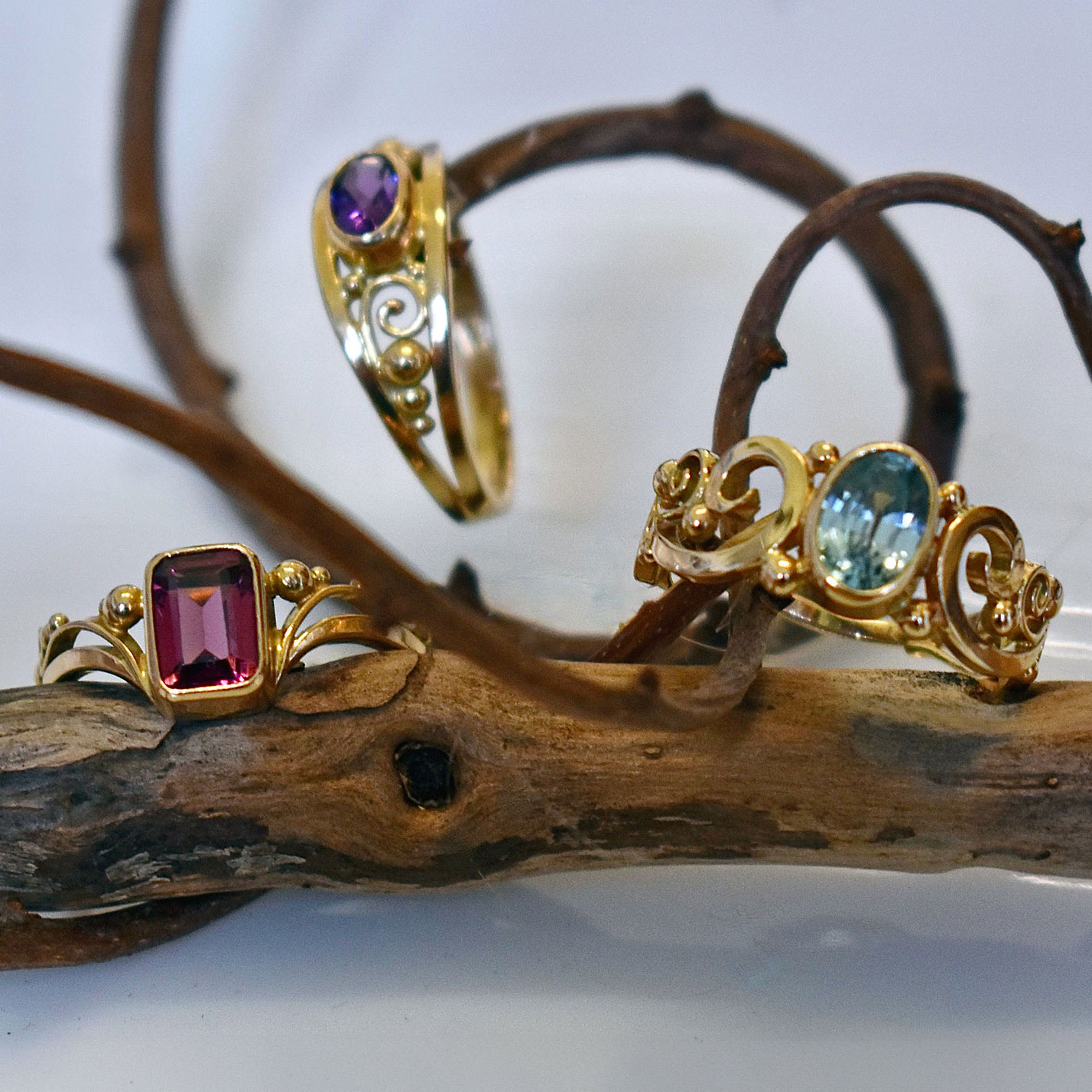 David Virtue Ring Assortment wStones