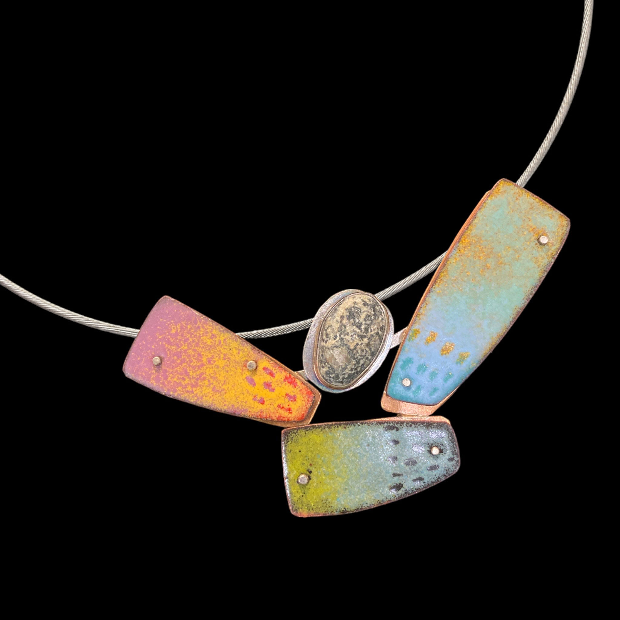 Lauren Pollaro Enamel Necklace