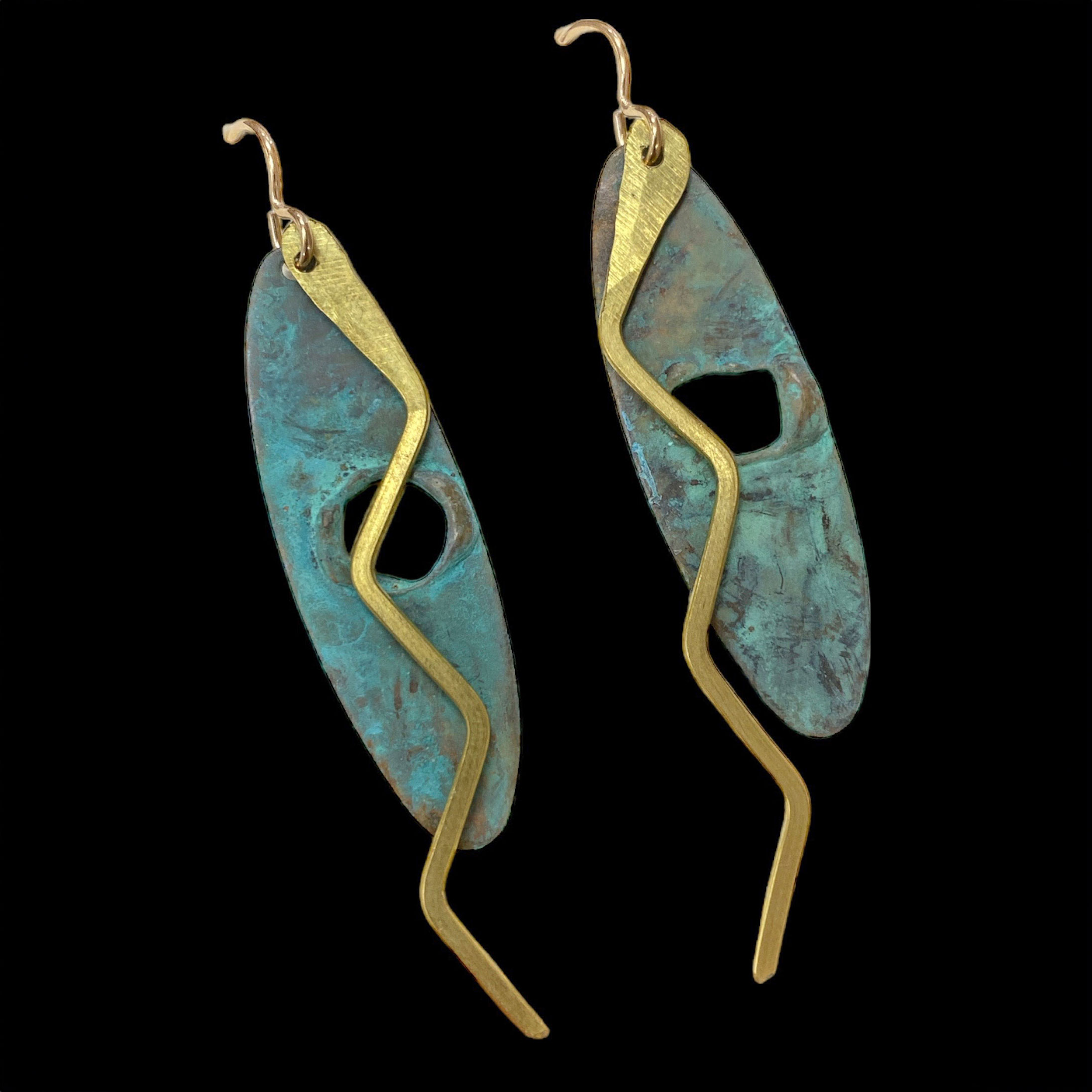 Lochlin Smith Turquoise Earrings Long