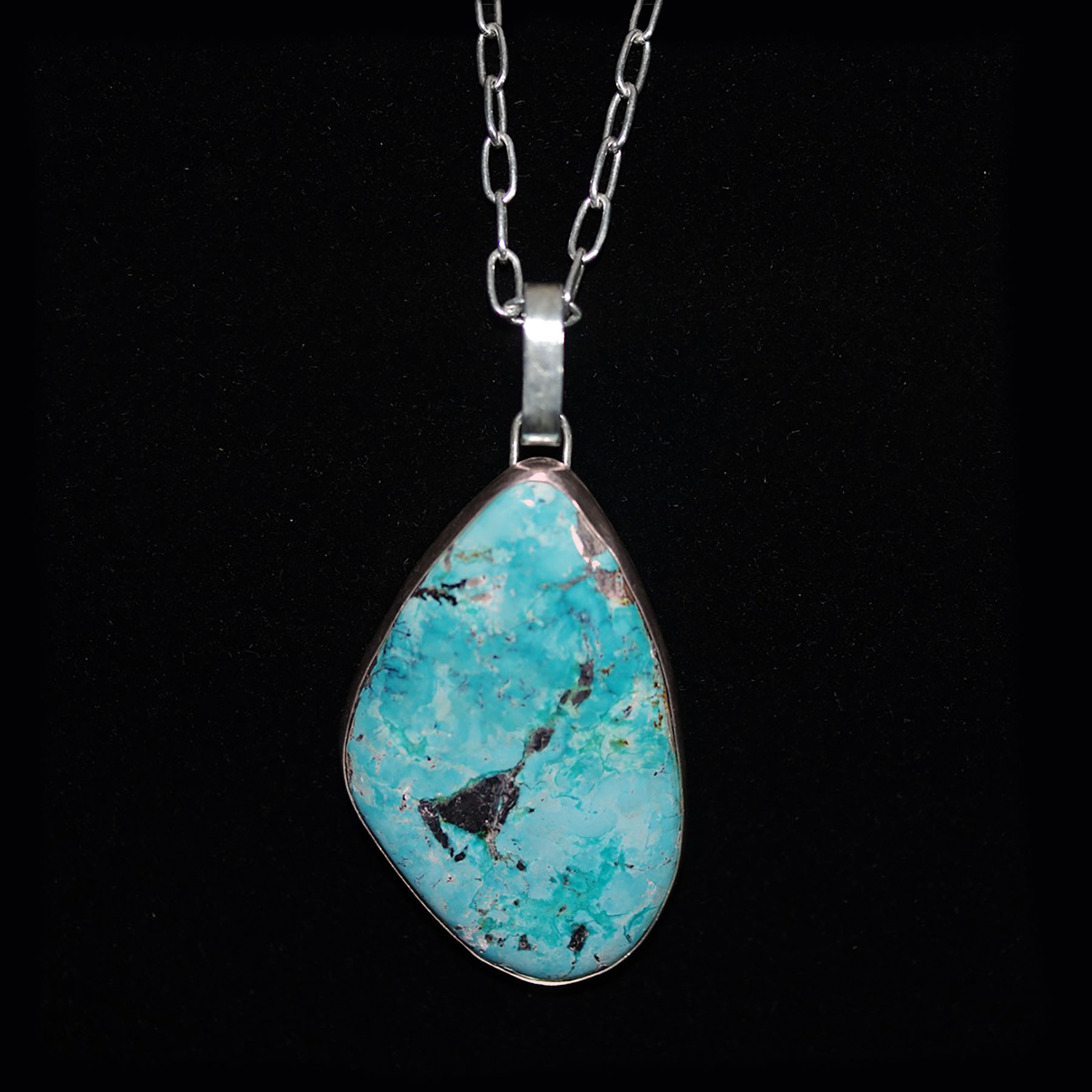 Turquoise Pendant by Leigh Hansen