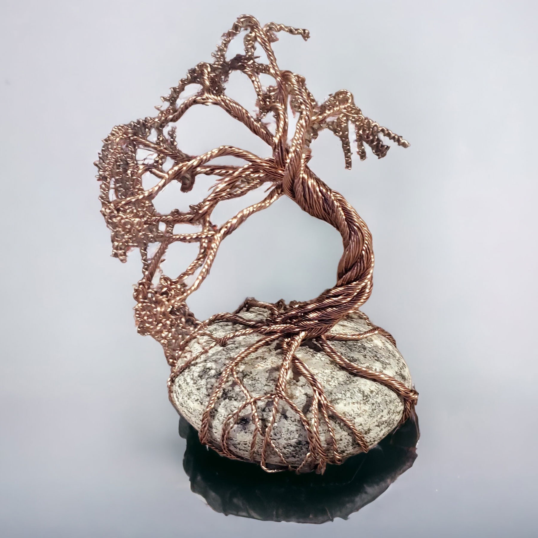 Tree of Love spirals  Copper wire crafts, Wire tree sculpture, Wire art  sculpture