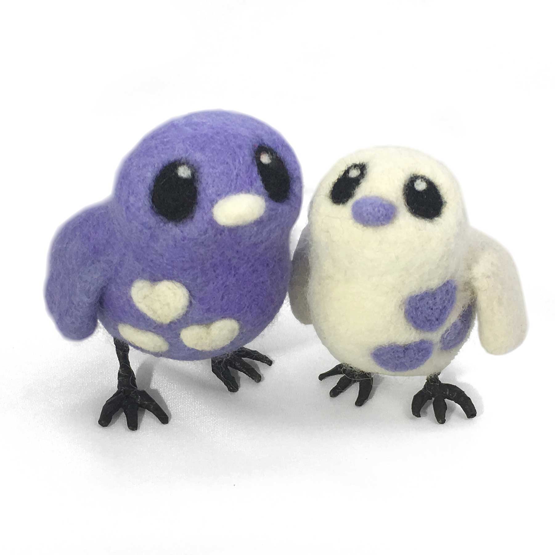 Needle Felting Lovebirds by Tif Farmakis-Day